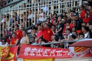 球员们的拼搏，给人民带来欢乐